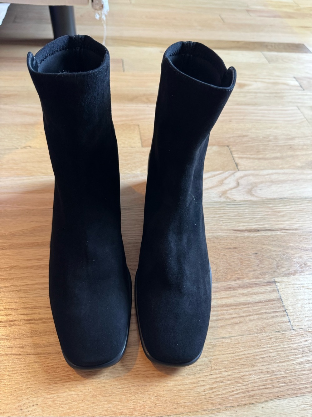Stuart Whitman NEW Classic Black Women's Stretch Ankle Boots